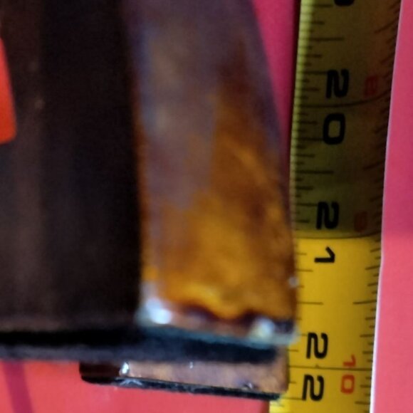 Art Deco Globe Lamp Metal Copper Color Footed - Picture 10 of 11